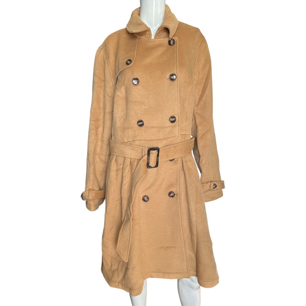 NWT St. Sereno Double Breasted Wool Blend Peacoat Size X-Large